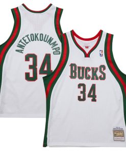 Giannis Antetokounmpo Milwaukee Bucks 2013/14 Hardwood Classics Swingman Jersey - White