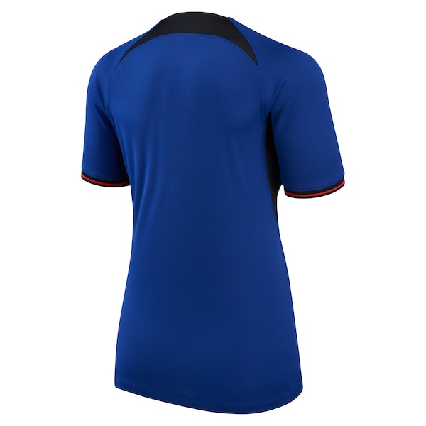 Netherlands National Team Nike Women's 2022/23 Away Breathe Stadium Replica Blank Jersey - Royal - Image 3