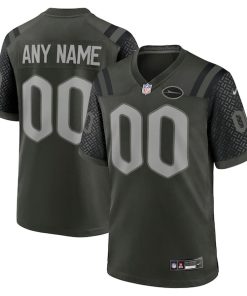 New York Jets Nike 2025 Rivalries Collection Custom Game Jersey - Gotham Green