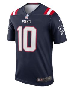 Alternative view of Mac Jones New England Patriots Nike Legend Jersey - Navy