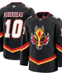 Jonathan Huberdeau Calgary Flames  Alternate Premium Jersey - Black