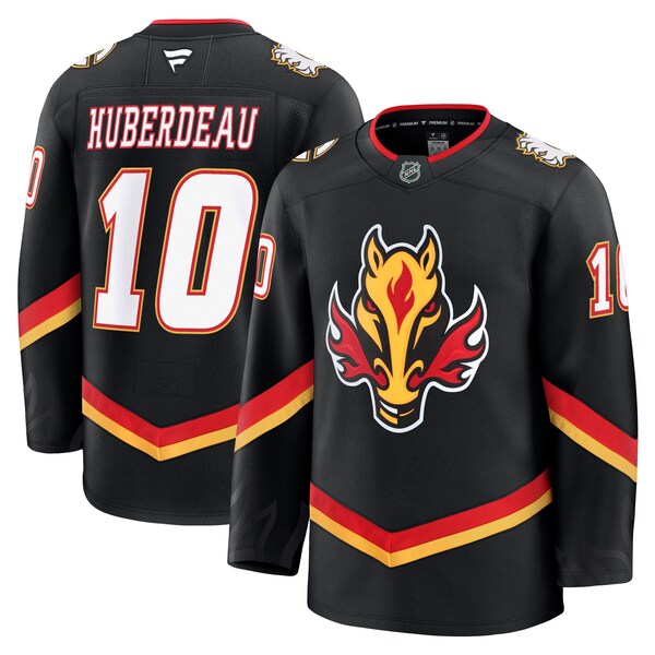 Jonathan Huberdeau Calgary Flames Alternate Premium Jersey - Black