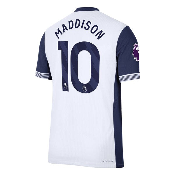 James Maddison Tottenham Hotspur Nike 2024/25 Home Authentic Player Jersey - White - Image 4