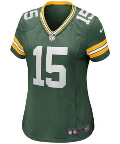 Alternative view of Bart Starr Green Bay Packers Nike Women's Game Retired Player Jersey - Green
