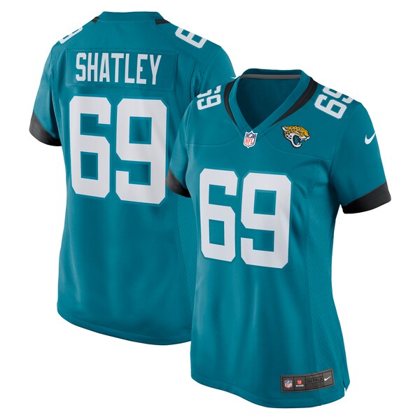 Tyler Shatley Jacksonville Jaguars Nike Women's Game Jersey - Teal/Black - Image 6