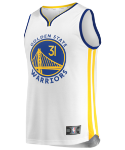 Alternative view of Seth Curry Golden State Warriors  Fast Break Replica Jersey - White - Association Edition