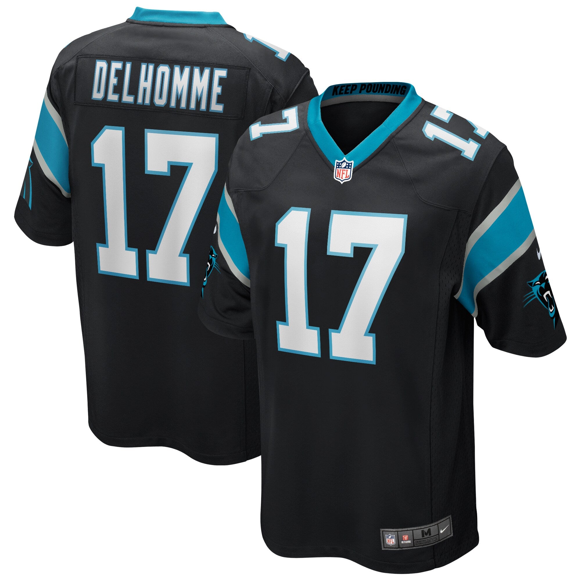 Jake Delhomme Carolina Panthers Nike Retired Player Jersey - Blue/Black - Image 5