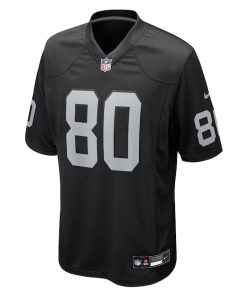 Alternative view of Ian Thomas Las Vegas Raiders Nike Team Game Jersey -  Black