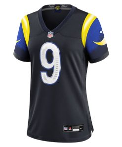 Alternative view of Matthew Stafford Los Angeles Rams Nike Women's 2025 Rivalries Collection Game Jersey - Midnight Blue
