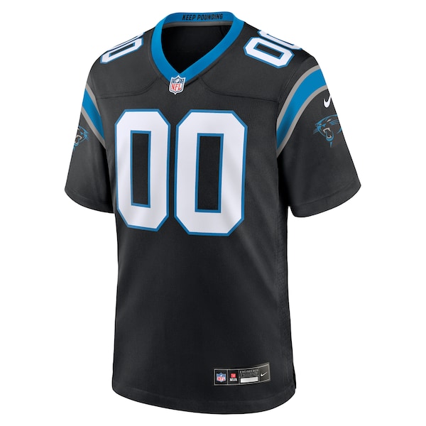 Jonathon Brooks Carolina Panthers Nike 2024 NFL Draft Game Jersey - Black - Image 2