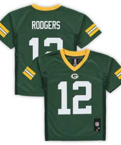 Aaron Rodgers Green Bay Packers Preschool Replica Player Jersey - Green