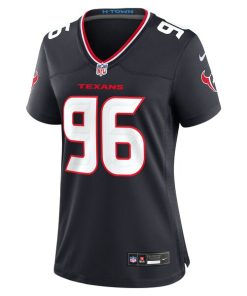 Alternative view of Denico Autry Houston Texans Nike Women's Team Game Jersey -  Navy