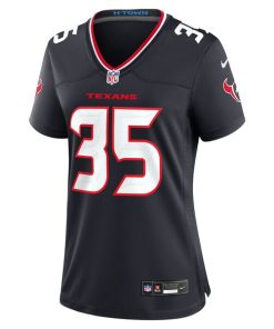 Alternative view of Jake Hansen Houston Texans Nike Women's Team Game Jersey -  Navy