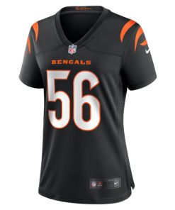 Alternative view of Myles Cole Cincinnati Bengals Nike Women's Team Game Jersey -  Black