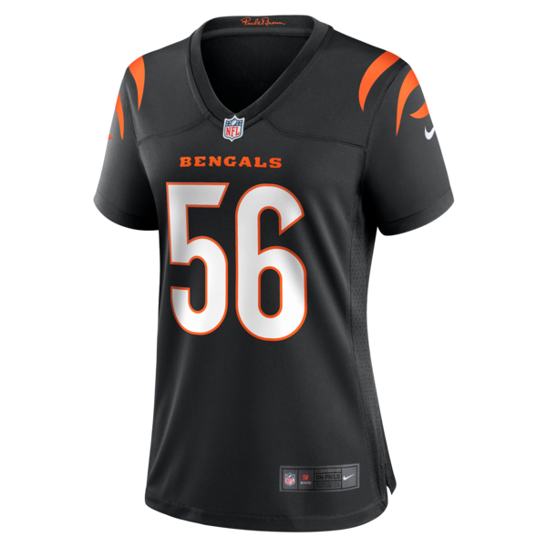 Myles Cole Cincinnati Bengals Nike Women's Team Game Jersey - Black - Image 2