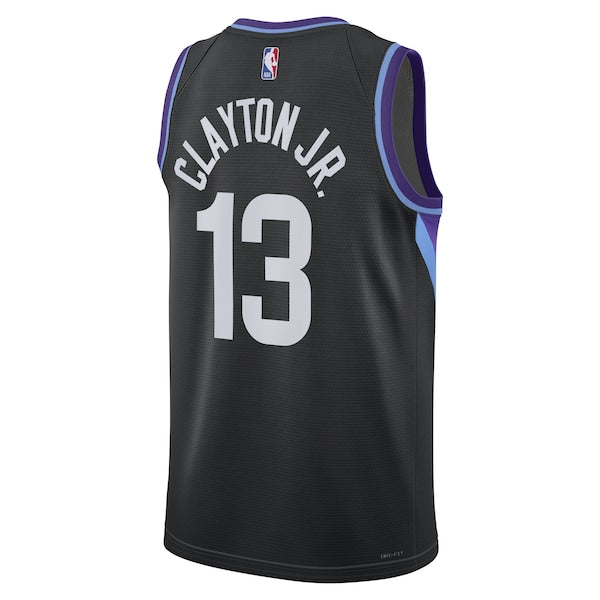 Walter Clayton Jr. Utah Jazz Jordan Brand Unisex Swingman Player Jersey - Statement Edition - Black - Image 3