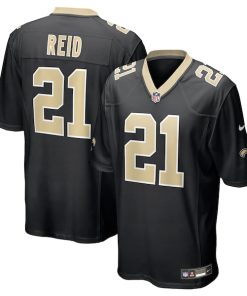 Justin Reid New Orleans Saints Nike Team Game Jersey -  Black