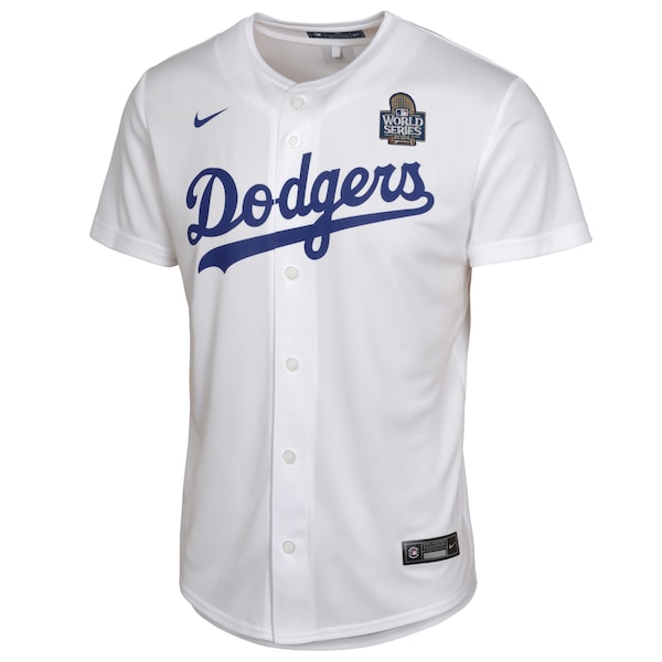 Shohei Ohtani Los Angeles Dodgers Nike Youth 2024 World Series Game Jersey - White - Image 2