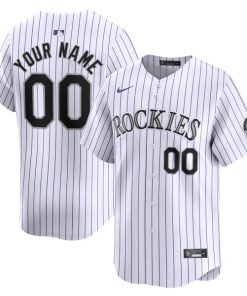 Colorado Rockies Nike Youth Home Limited Custom Jersey - White