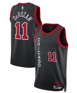 DeMar DeRozan Chicago Bulls Nike Unisex 2023/24 Swingman Jersey - Black - City Edition