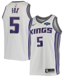 De'Aaron Fox Sacramento Kings Nike Swingman Player Jersey - Association Edition - White