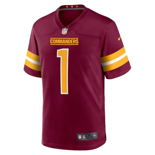 Number 1 Dad Washington Commanders Nike Game Jersey - Burgundy - Image 2