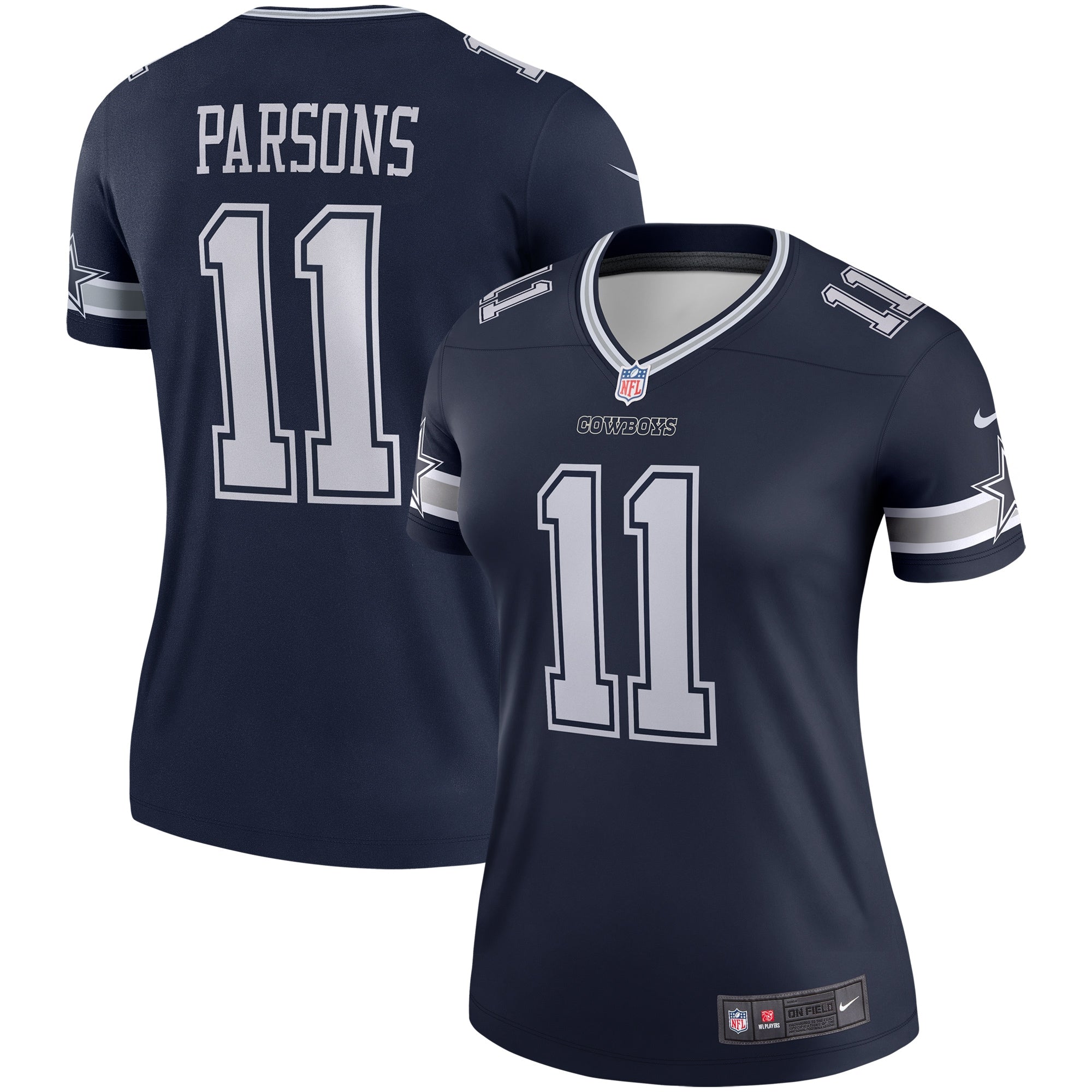 Micah Parsons Dallas Cowboys Nike Women's Alternate Legend Jersey - White/Navy - Image 5
