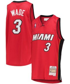 Dwyane Wade Miami Heat Youth 2005/06 Hardwood Classics Swingman Jersey - Red