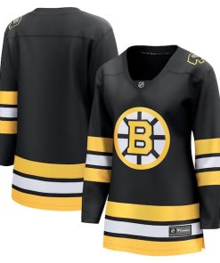 Boston Bruins  Women's Anniversary Home Breakaway Jersey - Black