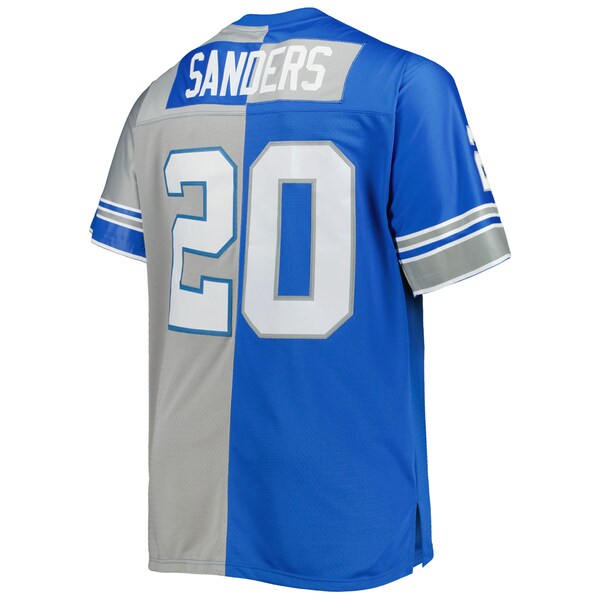 Barry Sanders Detroit Lions Big & Tall Split Legacy Retired Player Replica Jersey - Blue/Silver - Image 3