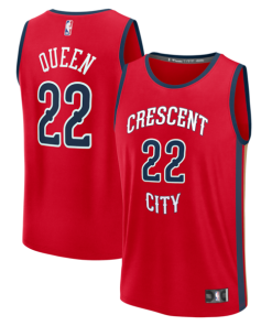 Derik Queen New Orleans Pelicans  Fast Break Replica Player Jersey - Statement Edition - Red