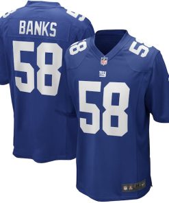 Carl Banks New York Giants Nike Game Retired Player Jersey - Royal