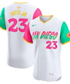 Fernando Tatis Jr. San Diego Padres Nike City Connect Elite Jersey - White