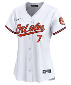 Alternative view of Jackson Holliday Baltimore Orioles Nike Women's Home Limited Player Jersey - White