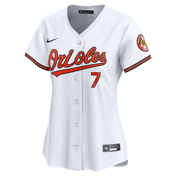 Jackson Holliday Baltimore Orioles Nike Women's Home Limited Player Jersey - White - Image 2