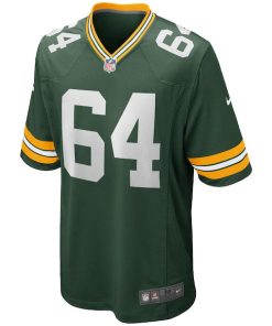 Alternative view of Jerry Kramer Green Bay Packers Nike Game Retired Player Jersey - Green