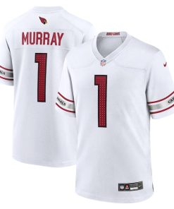 Alternative view of Kyler Murray Arizona Cardinals Nike Game Player Jersey - White/Cardinal