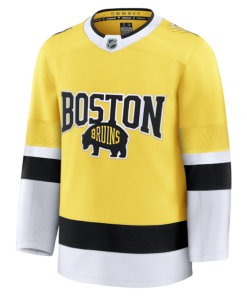 Alternative view of Boston Bruins  2026 NHL Stadium Series Premium Custom Jersey - Gold