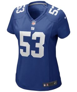 Alternative view of Harry Carson New York Giants Nike Women's Game Retired Player Jersey - Royal
