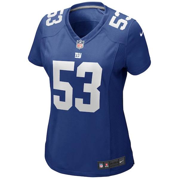 Harry Carson New York Giants Nike Women's Game Retired Player Jersey - Royal - Image 2