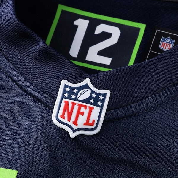 Cooper Kupp Seattle Seahawks Nike Game Player Jersey - College Navy - Image 4