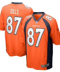 David Sills Denver Broncos Nike Team Game Jersey -  Orange