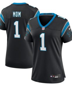 Number 1 Mom Carolina Panthers Nike Women's Game Jersey - Black