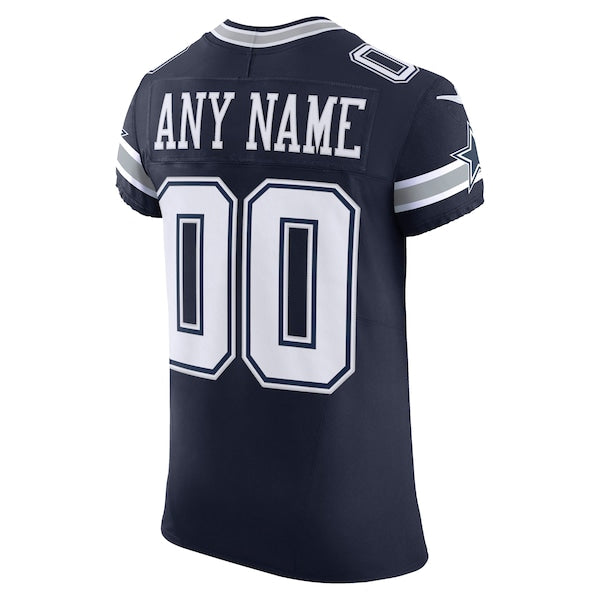 Dallas Cowboys Nike Vapor F.U.S.E. Elite Custom Jersey - Navy - Image 3