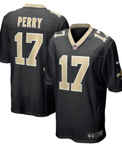 A.T. Perry New Orleans Saints Nike Team Game Jersey -  Black