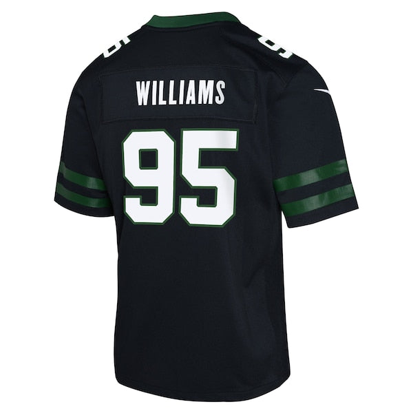 Quinnen Williams New York Jets Nike Youth Alternate Game Jersey - Legacy Black/Green - Image 5