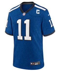 Alternative view of Michael Pittman Jr. Indianapolis Colts Nike Indiana Nights Alternate Game Jersey - Royal