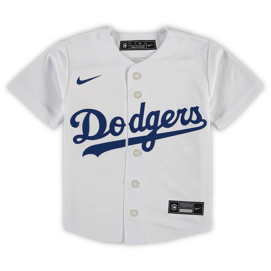 Mookie Betts Los Angeles Dodgers Nike Preschool Replica Player Jersey - White - Image 2