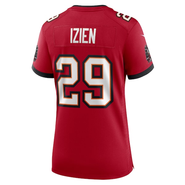Christian Izien Tampa Bay Buccaneers Nike Women's Game Jersey - Red - Image 3