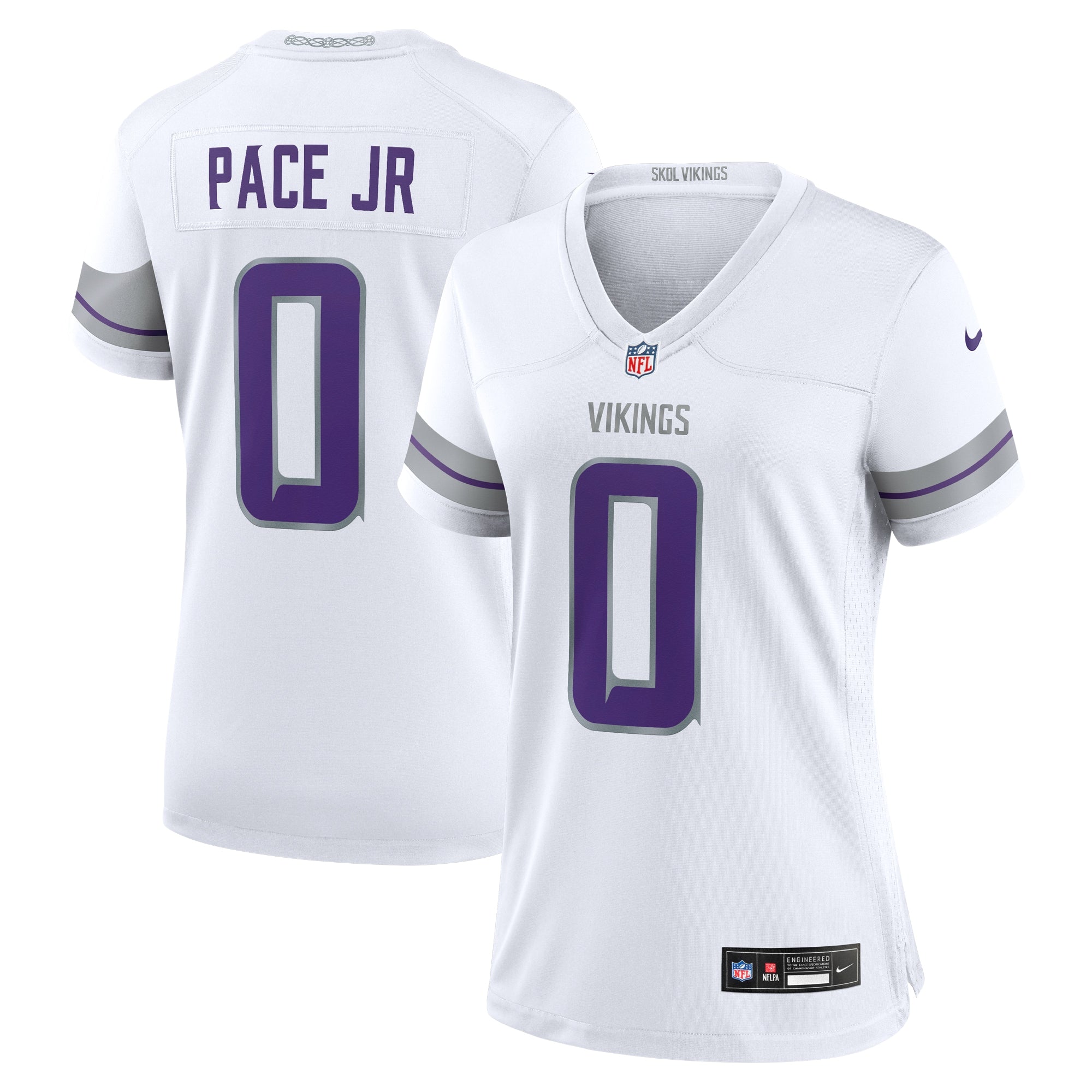 Ivan Pace Jr Minnesota Vikings Nike Women's Game Jersey - Purple/White - Image 7